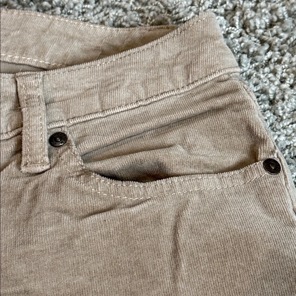 Apt. 9 Dark Khaki Colored Corduroy Pants Womens (14) - Picture 5 of 7